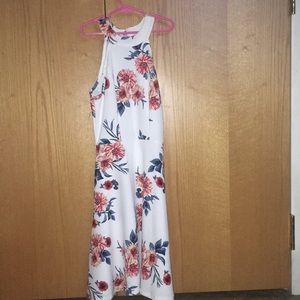 No Boundaries white dress with flowers